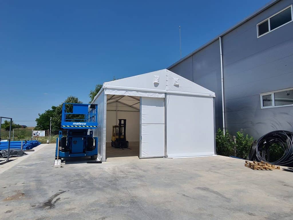 cort industrial pentru depozitare materiale sanitare