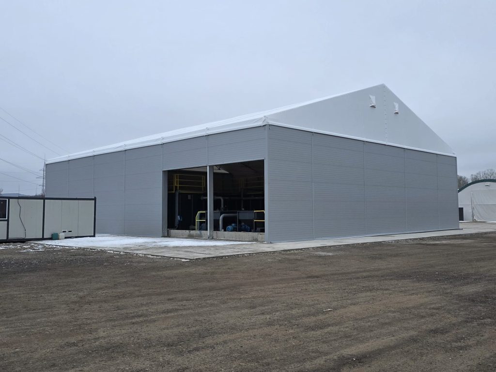 Acoperiș cort industrial cu sistem anticondens